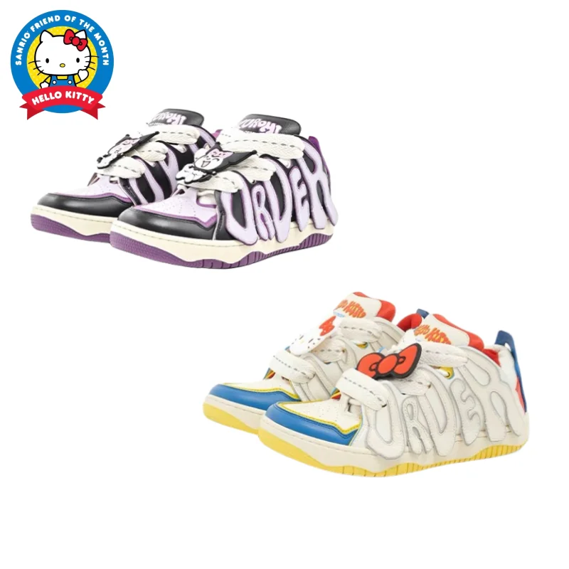 

Kuromi Hello Kitty MY Melody Cinnamoroll Sanrio аниме периферийная кавайная мультяшная парная повседневная обувь креативная спортивная обувь подарок