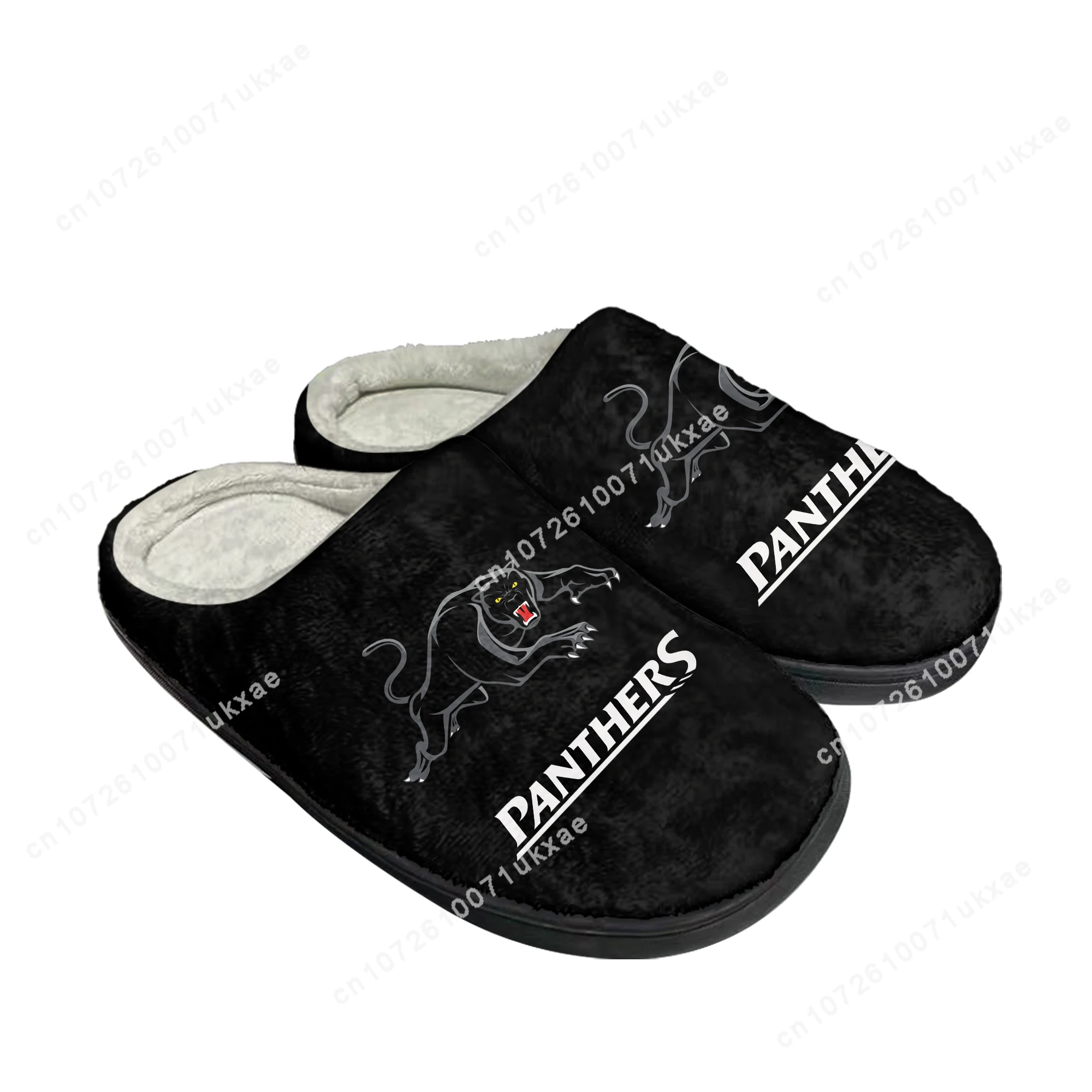 

Penrith Panthers Australian Rugby Home Cotton Slippers Mens Womens Plush Bedroom Casual Keep Warm Shoes Thermal Indoorr DIY Shoe