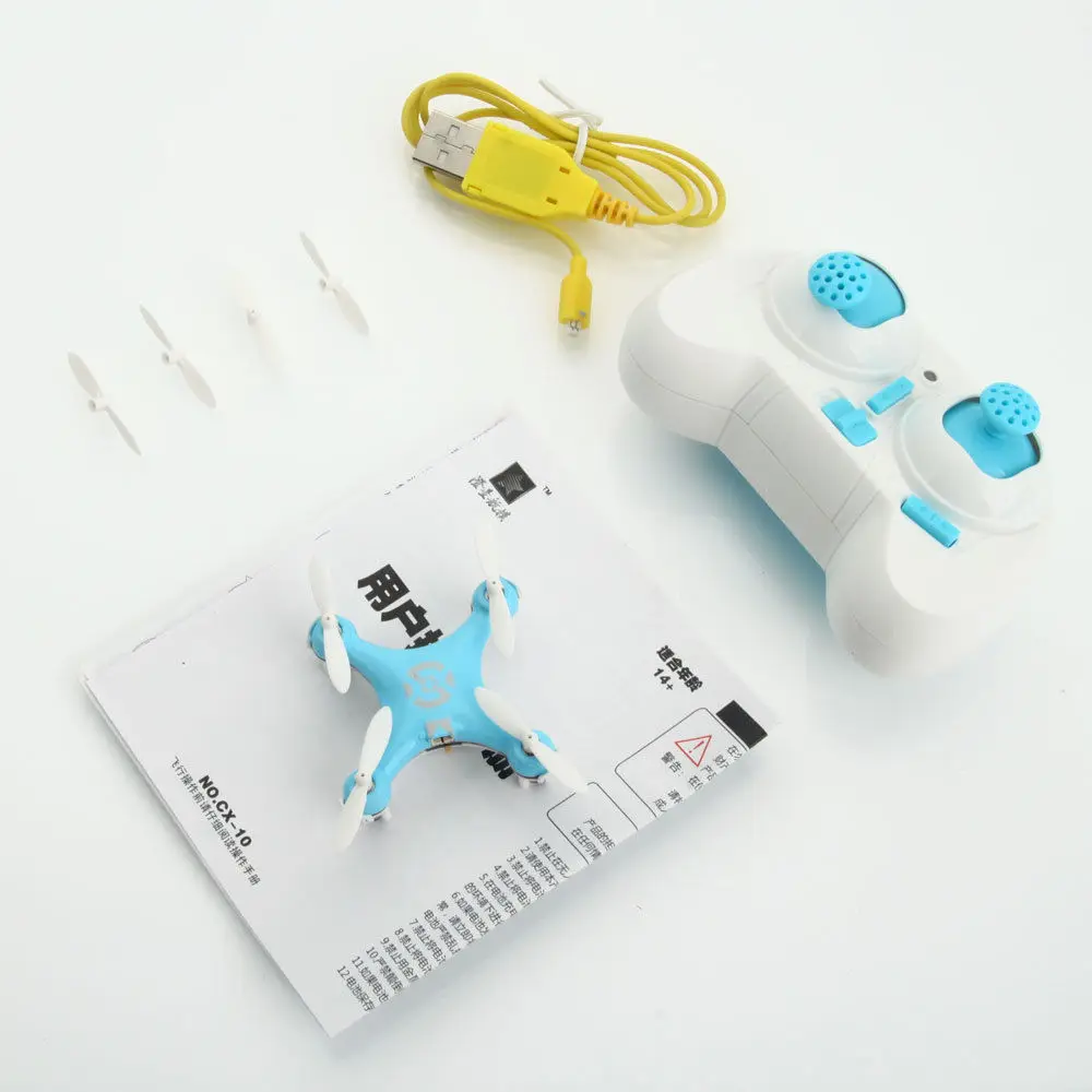 Cheerson cx-10 cx10 Mini 2 4g 4CH RC дистанционное управление Квадрокоптер вертолет Дрон CX 10