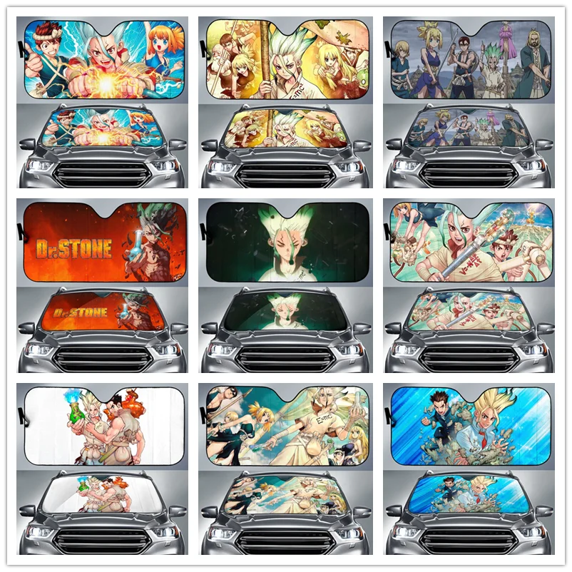 

Ветровое стекло Dr Stone Cool Senku, 70x130 см, алюминиевая фольга