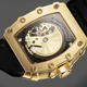 Luxury Tonneau Mechanical Watch for Man Automatic Self-Wind Movement Skeleton Traditional Chinese Knot Dial Design Gifts for Man Other Image