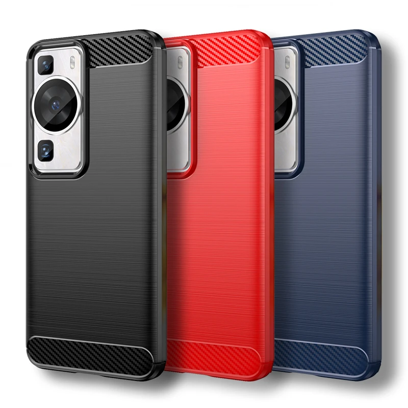 For Huawei P60 Case Huawei P40 P50 P60 Pro Cover 6.67 inch Shockproof Soft Silicone Protective Bumper For Huawei P60 Pro Fundas