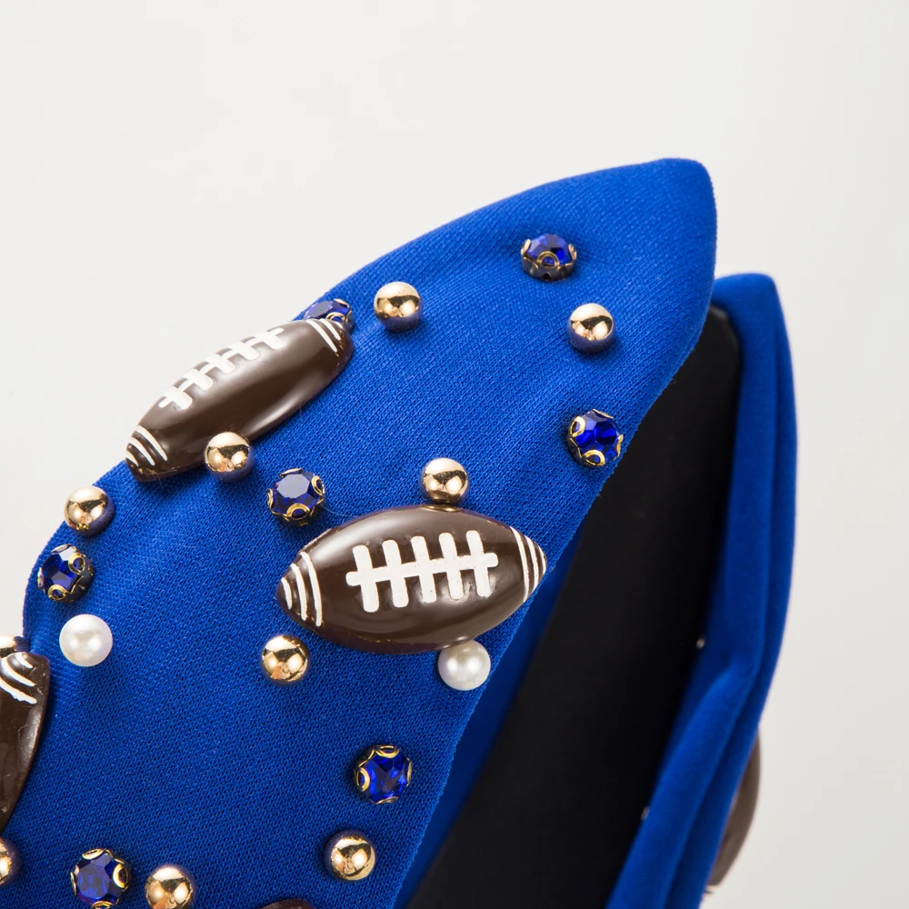 Повязка для волос в стиле регби барокко женщин модная повседневная спортивная