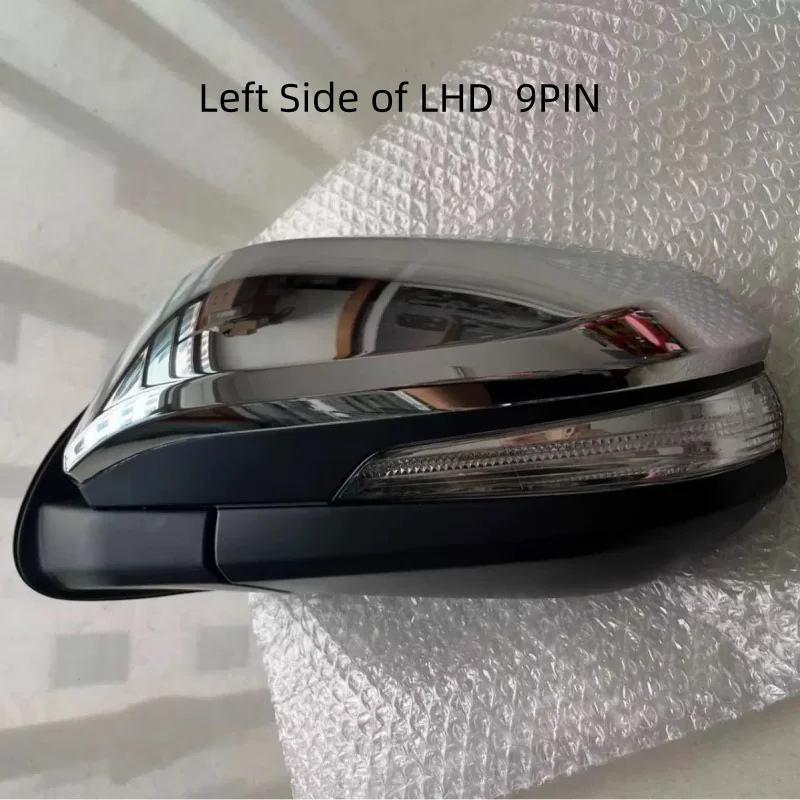 

Для Toyota Hilux Revo Rocco 2015 2016 2017 2018 2019 2020 9 контактов, складное автомобильное зеркало заднего вида в сборе, боковое зеркало в сборе