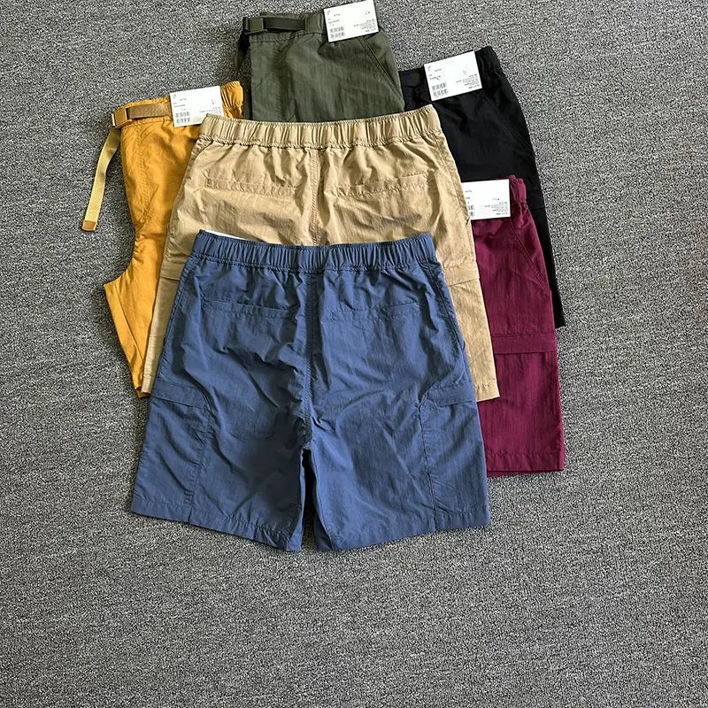 High Quality Men Loose Casual Straight Nylon Waterproof Quick Dry Fifth Panst Summer Outdoor Functional Shorts