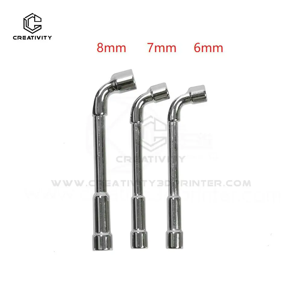 Гаечный ключ из высокоуглеродистой стали тип L перфорация труб наружная