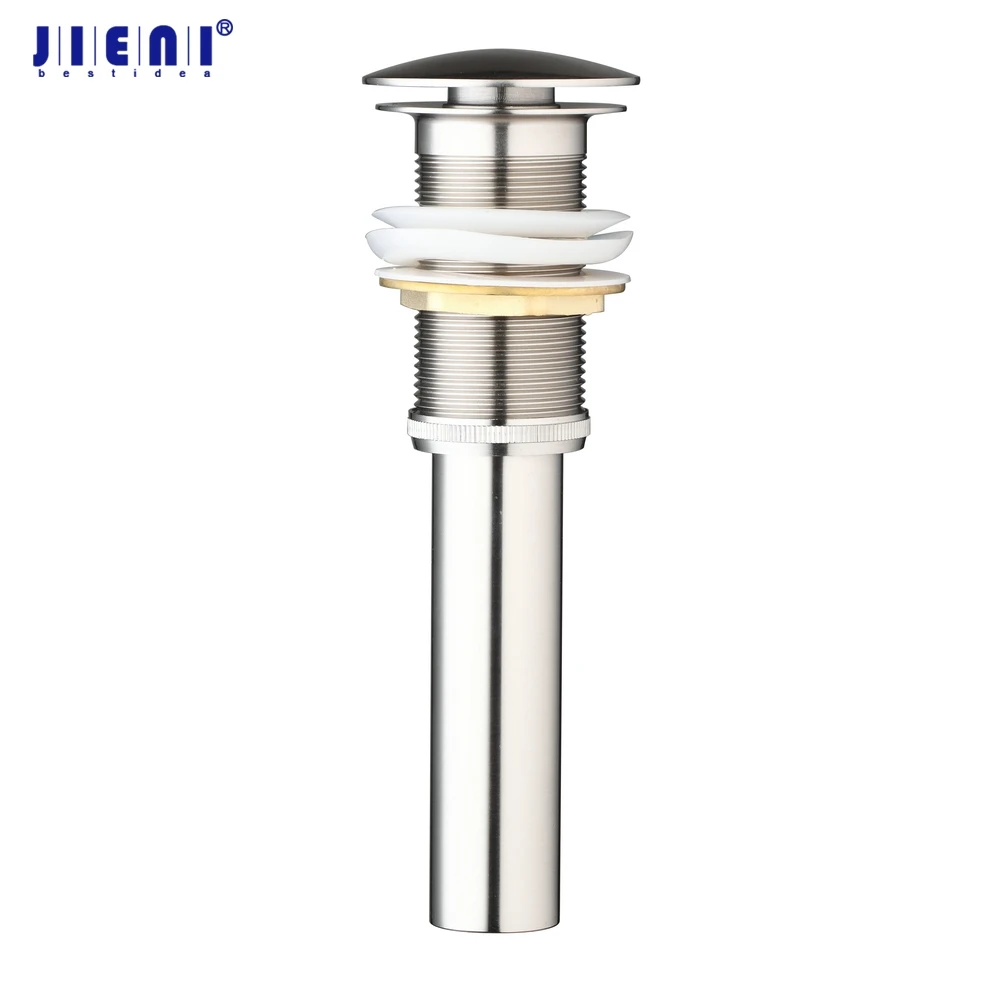 Brushed Pop Up W/o Overflew Drians Lavatory Sink Drain Basin