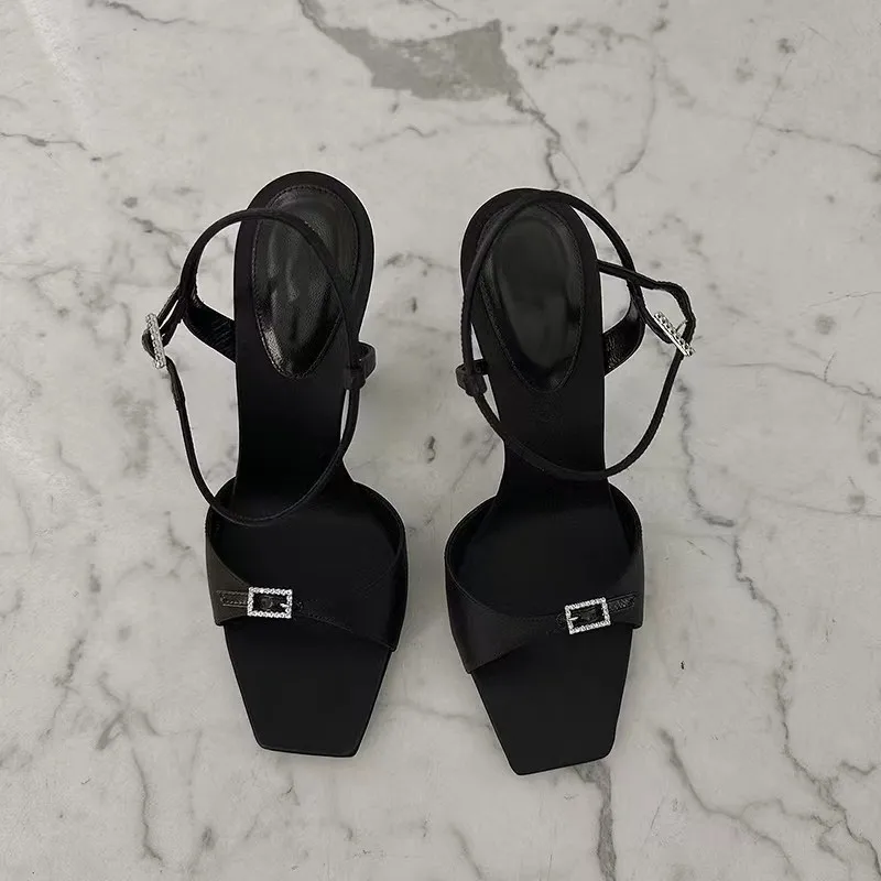 

Women Sandals High Heels Sexy Summer Dress Party Pumps Shoes New 2023 Fashion Stilettos Shoes Wedding Designer Mujer Zapatillas