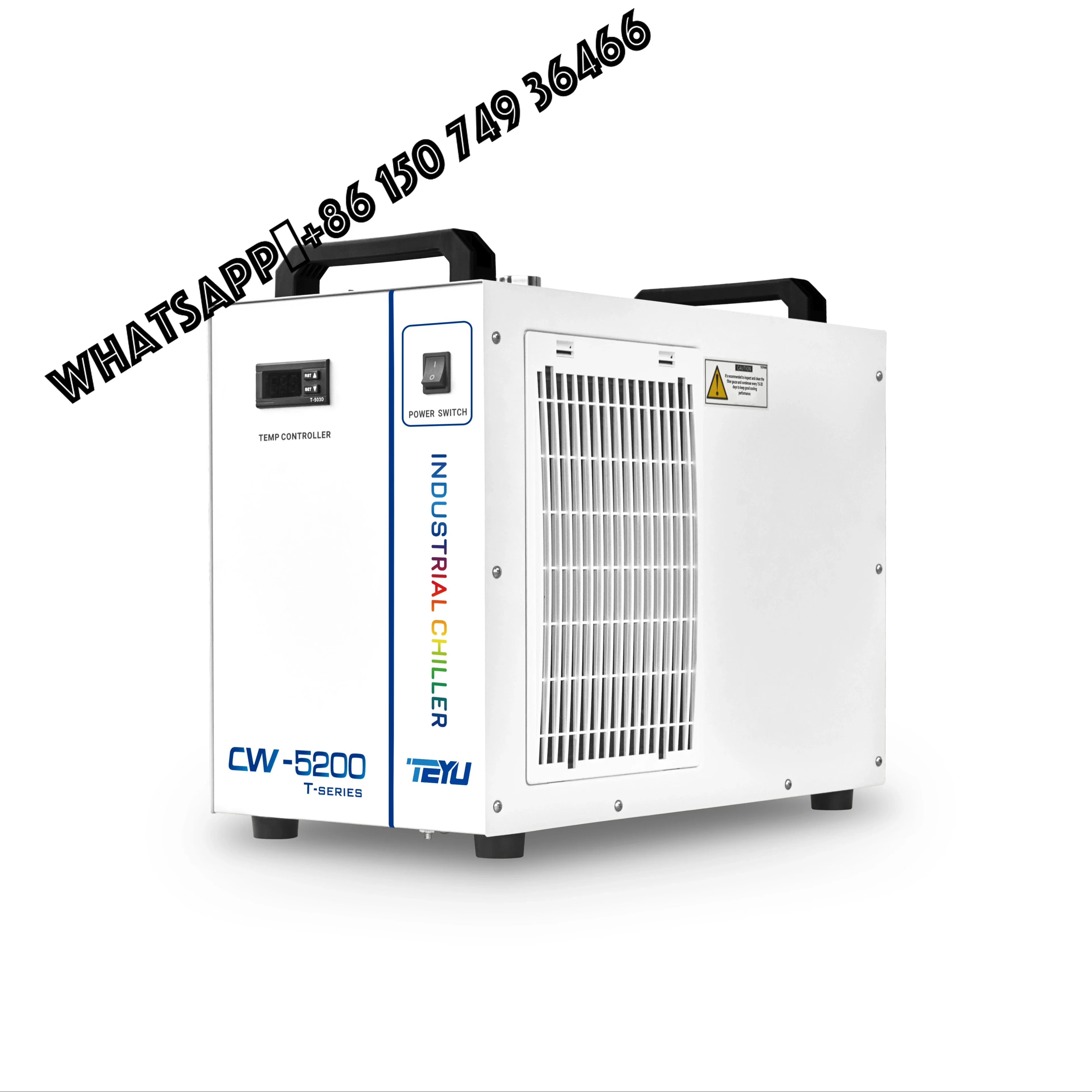 Фото TEYU CW-5200DITY: Низкотемпературный чиллер для шпинделей с ЧПУ с водяным охлаждением №2