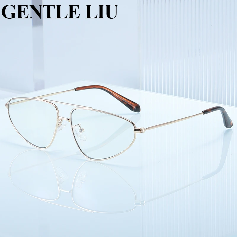 

Anti Blue Light Glasses Men 2022 New Fashion Polygon Eyeglasses Frames with Lenses Blocking Harmful Ray Computer Spectacles Men