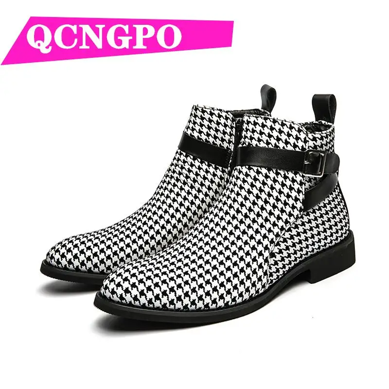 

Chelsea boots ankle boots business boots casual boots Medium Cut retro boots leather boots short boots vintage boots