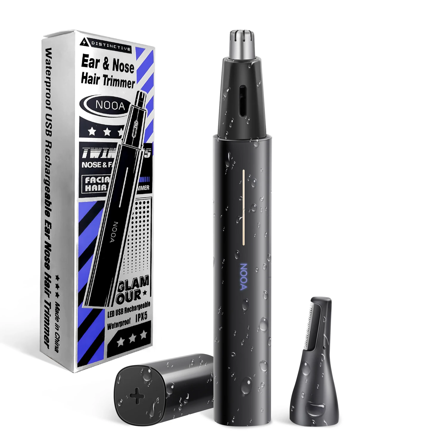 

Триммер для волос в носу, электрический триммер для носа, триммер для бритья носа и ушей, триммер для волос в носу, мужской триммер для бритья...