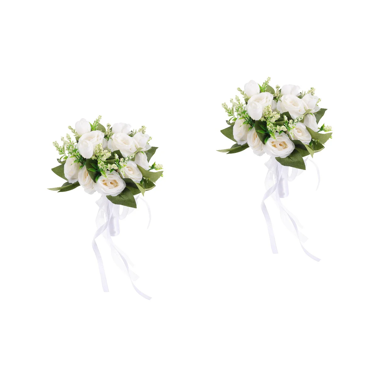 

2pcs Artificial Bouquet Wedding Bridal Bouquet Bridal Shower Flower Centerpiece