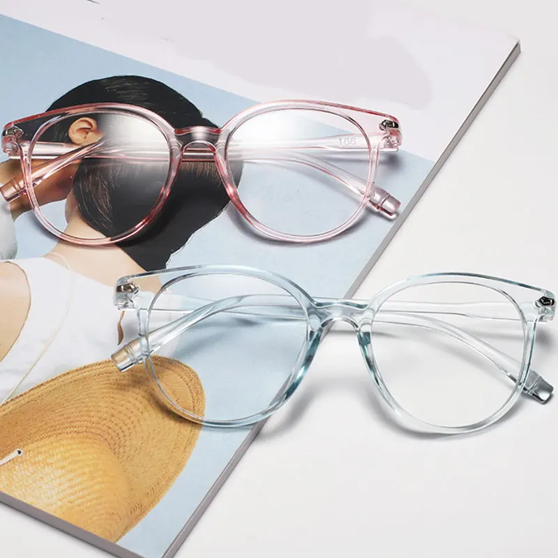 

Fashion Reading Glasses Transparent Jelly Color Frame Vintage Men Women Presbyopia Eyeglasses Unisex Eyewear Optical Spectacles