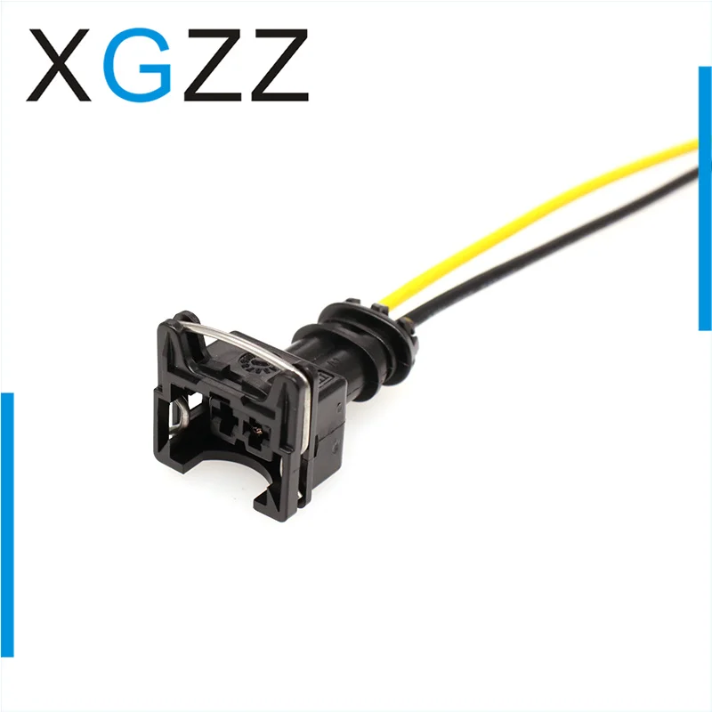 

282189-1, совместимый жгут проводов топливной форсунки Passat Golf Audi, заглушка с 2 отверстиями