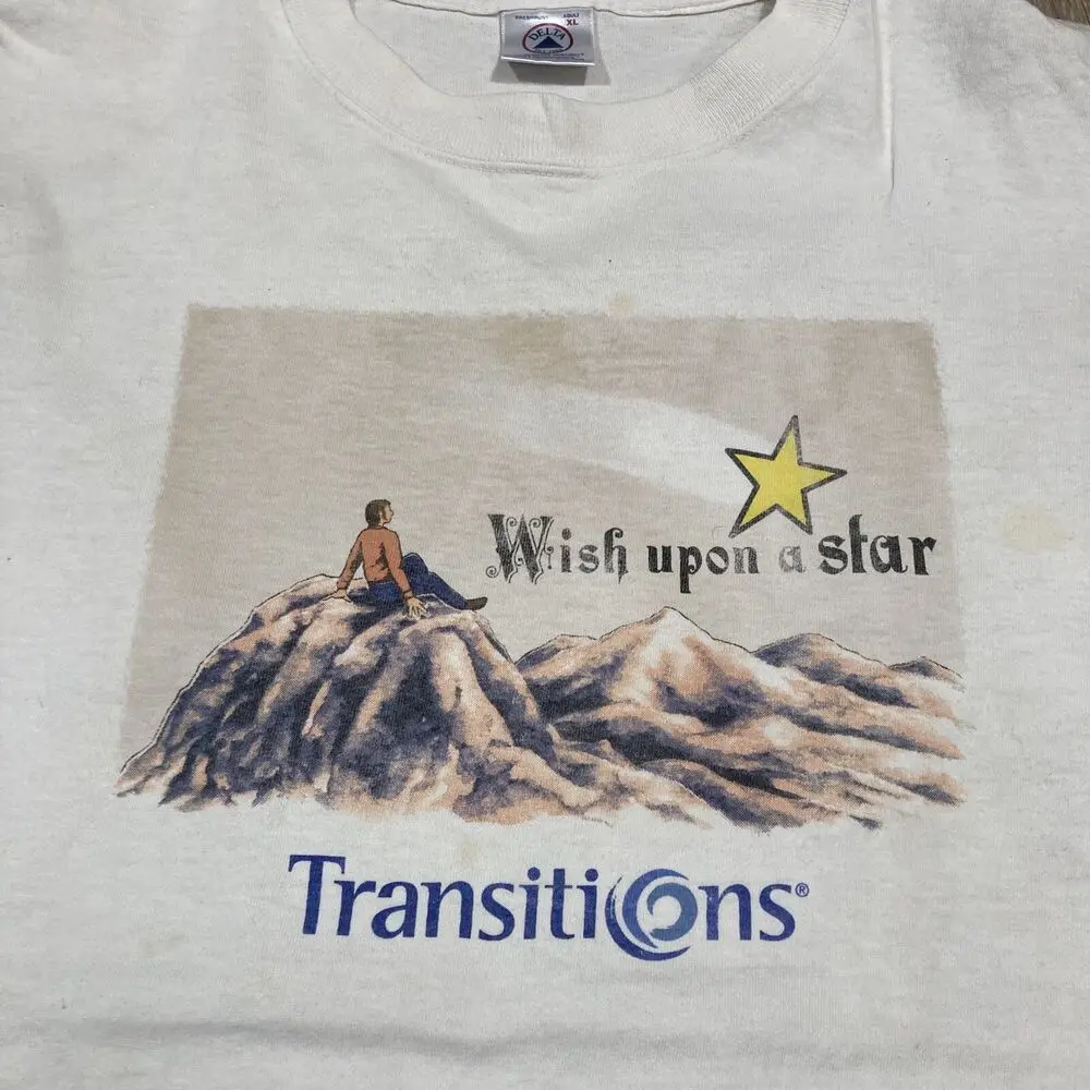 Рубашка с линзами Y2k XL Vintage 90s 00s Wish Upon A Star