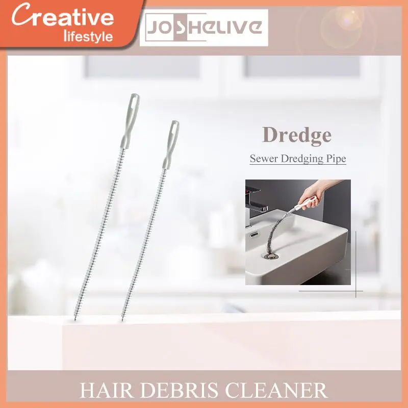 

Sewer Hair Debris Cleaner Anti-clogging Flexible Snake Remover Household Sink Cleaning Dredge Multifunctional Drain Brush 1pcs