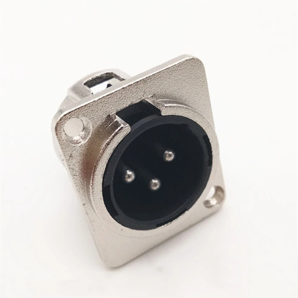 

1 шт. 3Pin XLR гнездо Панельное Крепление Шасси гнездо Mic Jack аудио разъем из цинкового сплава Mic кабельный терминал Проводная панель