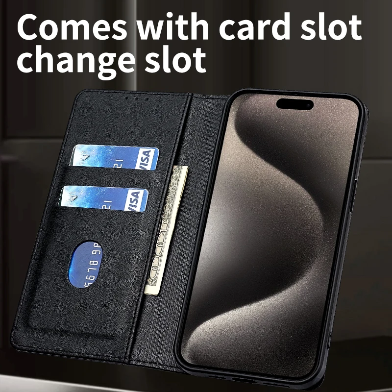 Фото Кожаный чехол-бумажник для Samsung Galaxy J8 J7 J6 J5 J4 J3 J2 ACE ON7 On5 2016 2017 2018 Prime Pro Plus C55 №4