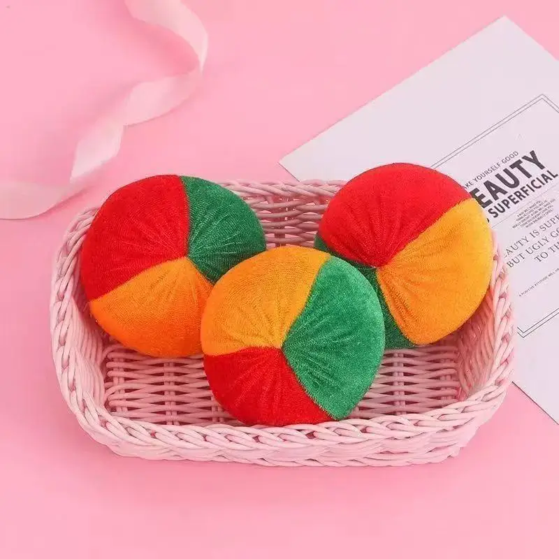Фото Забавная игрушка-мешок с песком для детей: квадратные и круглые мешки для метания, для детского сада, школьных соревнований, уличных спортивных игр №4
