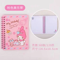 sanrio kuromi my melody cinnamoroll pochacco spiral ring notebooks pocketbook diary stationery school office supplies for girls