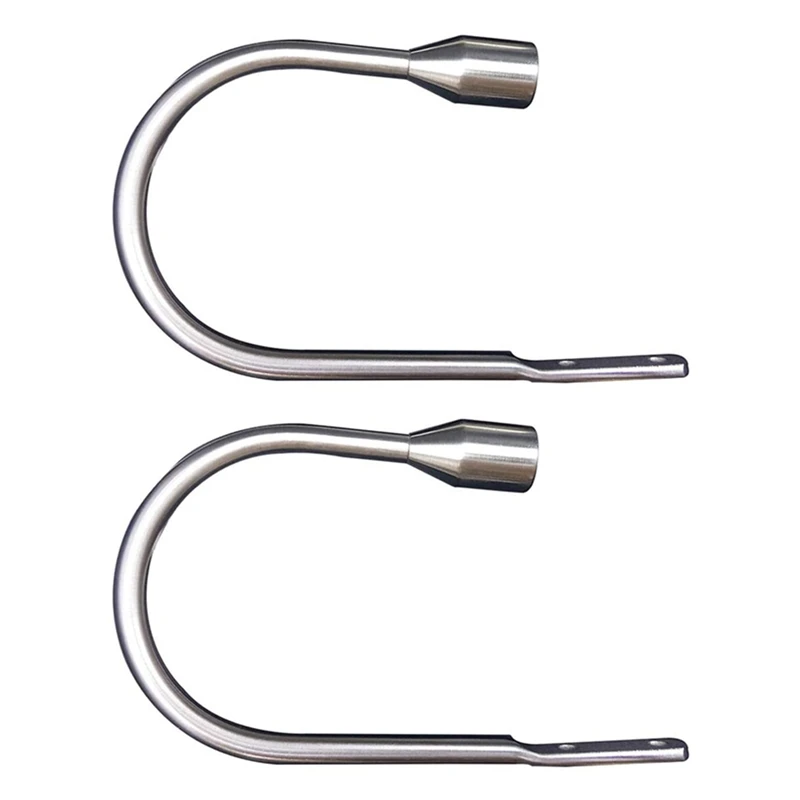 

Set Of 2 U-Shaped Metal Wall Tie-Backs For Wide Or Thick Curtains