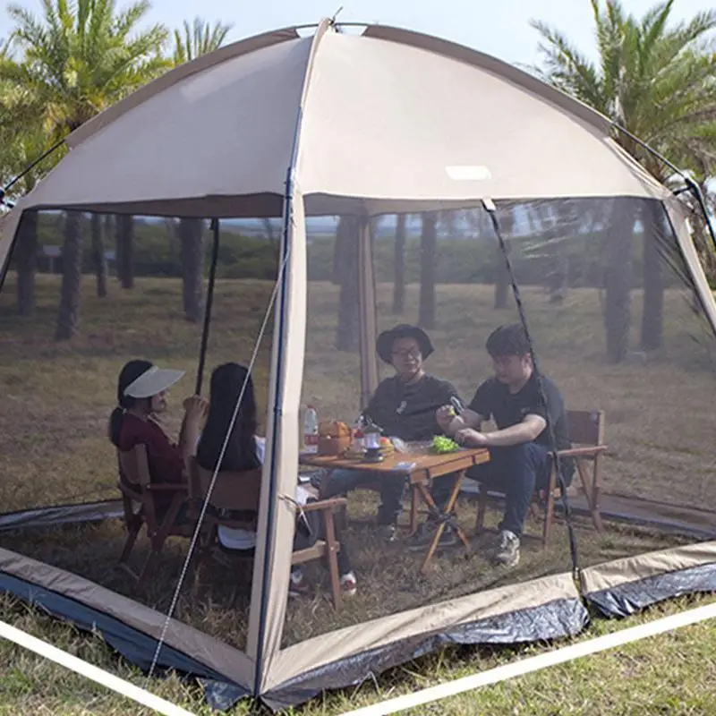 Tent Insect Net With Zipper Garden Waterproof Pops-up Mosquito Mesh Tent