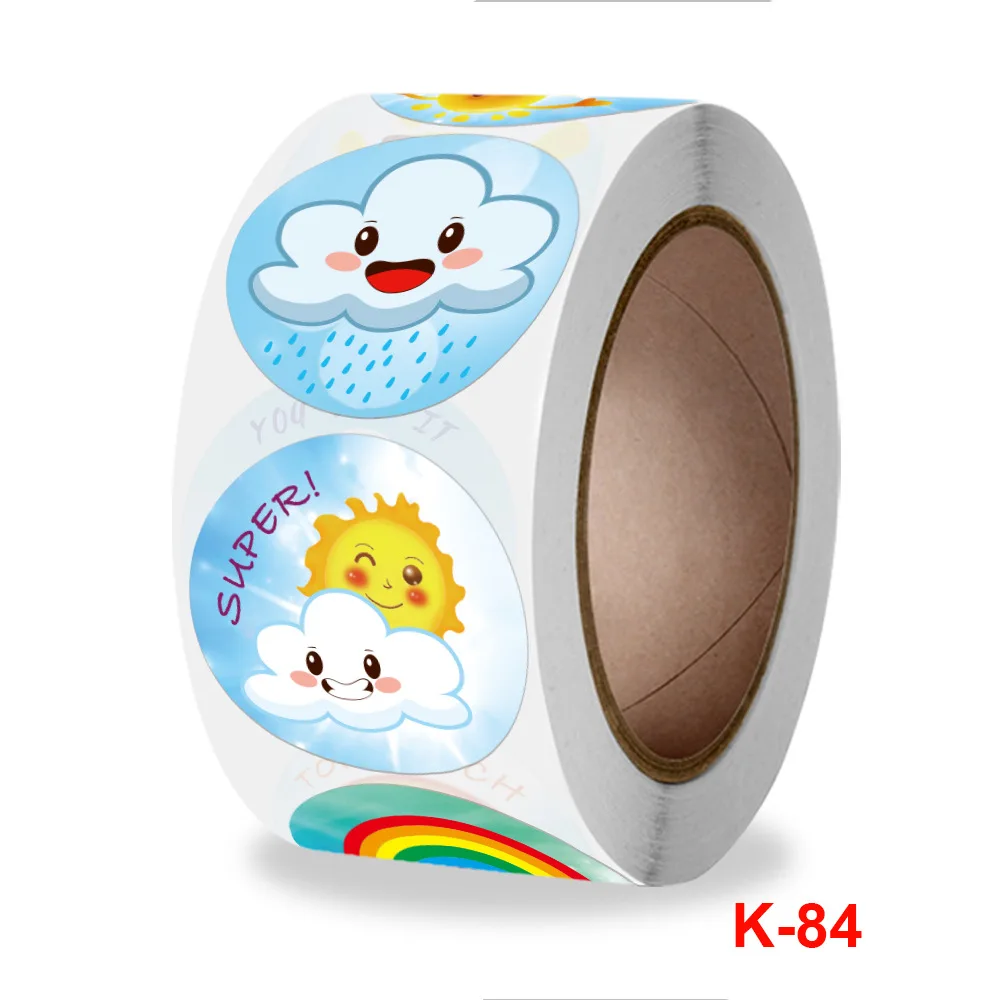 

Скручивающиеся детские наклейки для воодушевления, наклейки для выражения погоды, денег, учителей, награды, самоклеящиеся этикетки для сту...