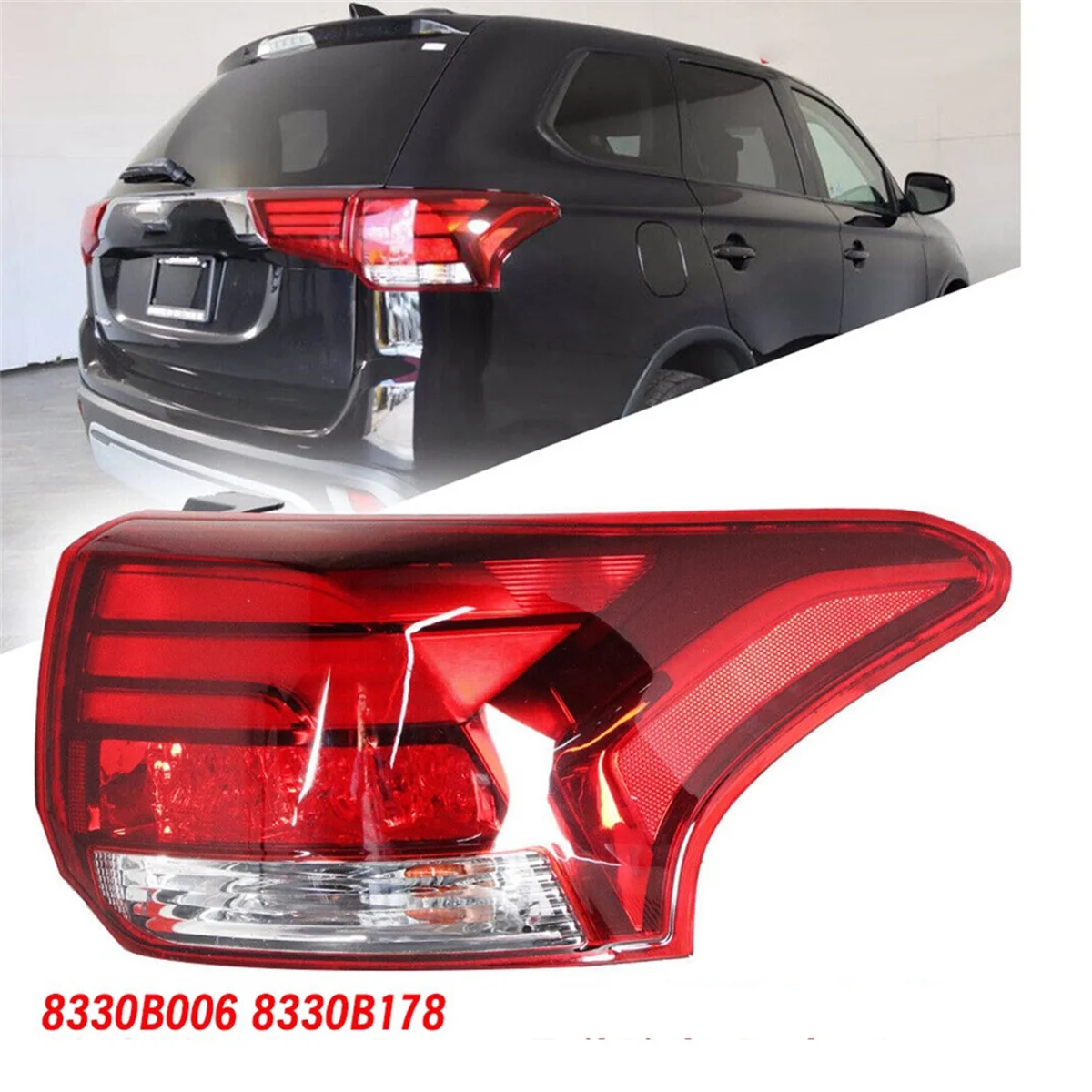 Задний правый бампер в сборе 8330B006 8330B178 для Mitsubishi Outlander 2016-2021