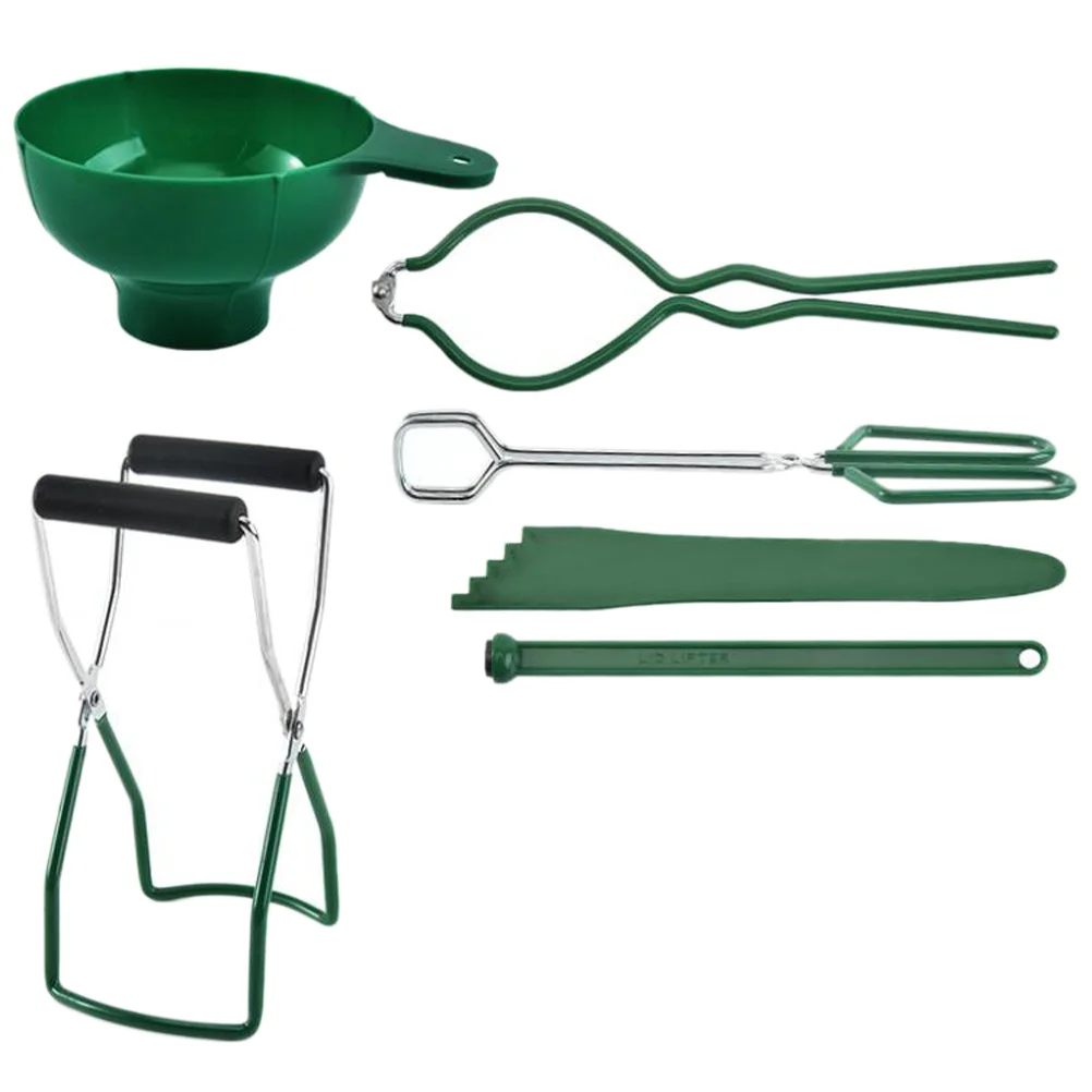 

Canning Jar Funnel Lifter Tongs Cliptools Cananti Bottle Oilmetal Kit Kitchen Supplies Clamp Bubble Measurer Wide Mouth Gripper