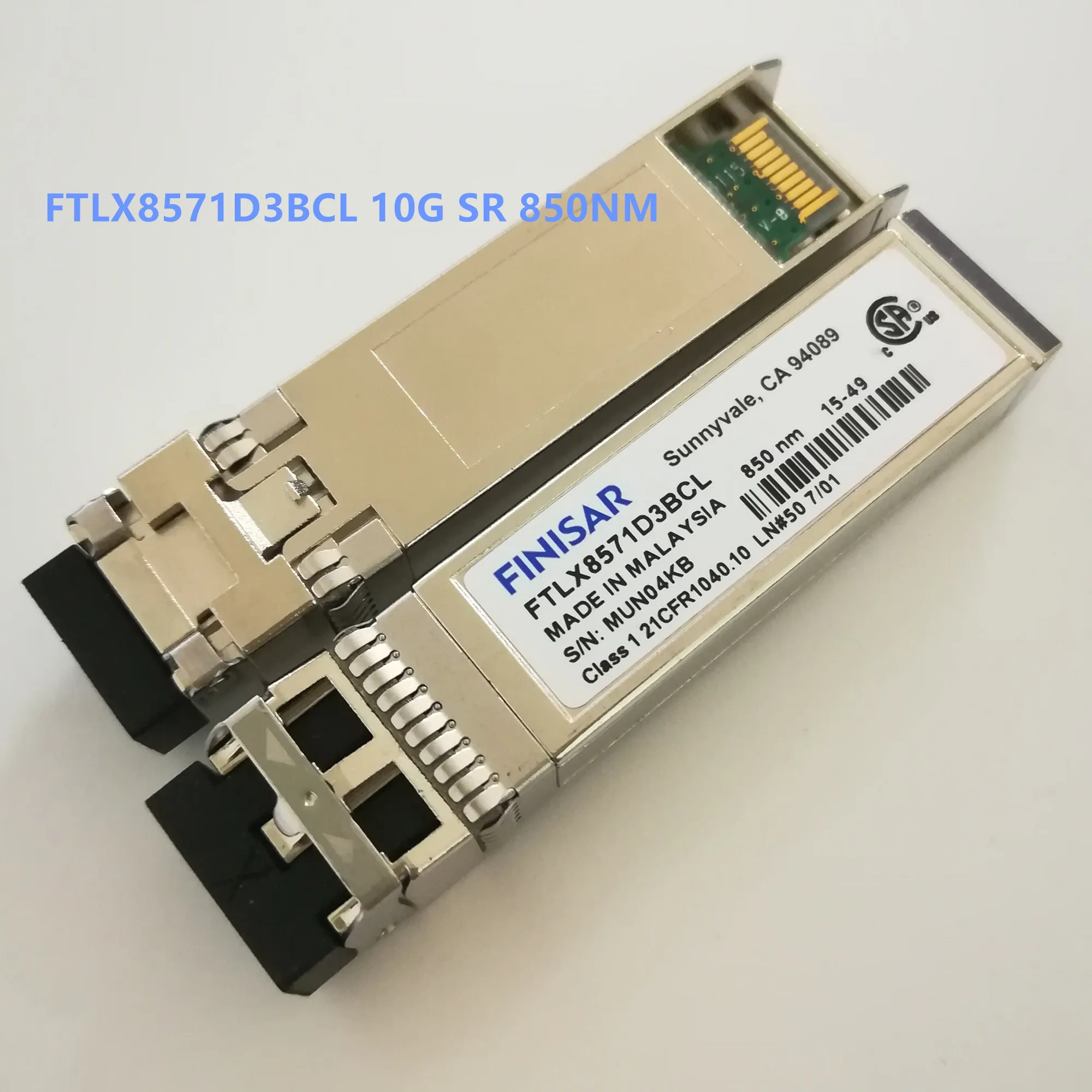 Finisar Module 10G SFP 850NM Optical Fiber FTLX8571D3BCL FTLX8571D3BNL-E5 FTLX8571D3BCL-EM FTLX8574D3BCL FTLX8574D3BNL-E5