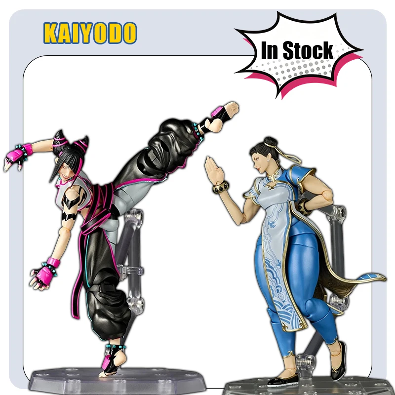 Фото В наличии: Коллекционная фигурка KAIYODO Wheel Technology Series Amazing Yamaguchi Street Fighter 6 Чун-Ли/Джули, масштаб 1/12, подарок №1