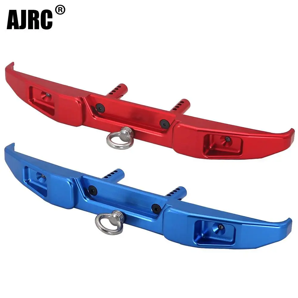 Задний бампер с буксировочным крюком и светодиодом 5 мм для Axial 1/6 Scx6 Jeep Jlu Wrang Ler 4wd