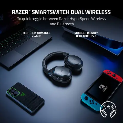 Razer Roblox Edition Barracuda X Dual Wireless Multi-platform Gaming Mobile  Headset 2.4GHz and Bluetooth 250g Ergonomic Design - AliExpress