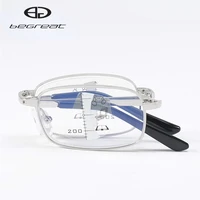 begreat unisex foldable reading glasses with case progressive multifocal lens glasses anti blue light presbyopic eyeglasses 1 0