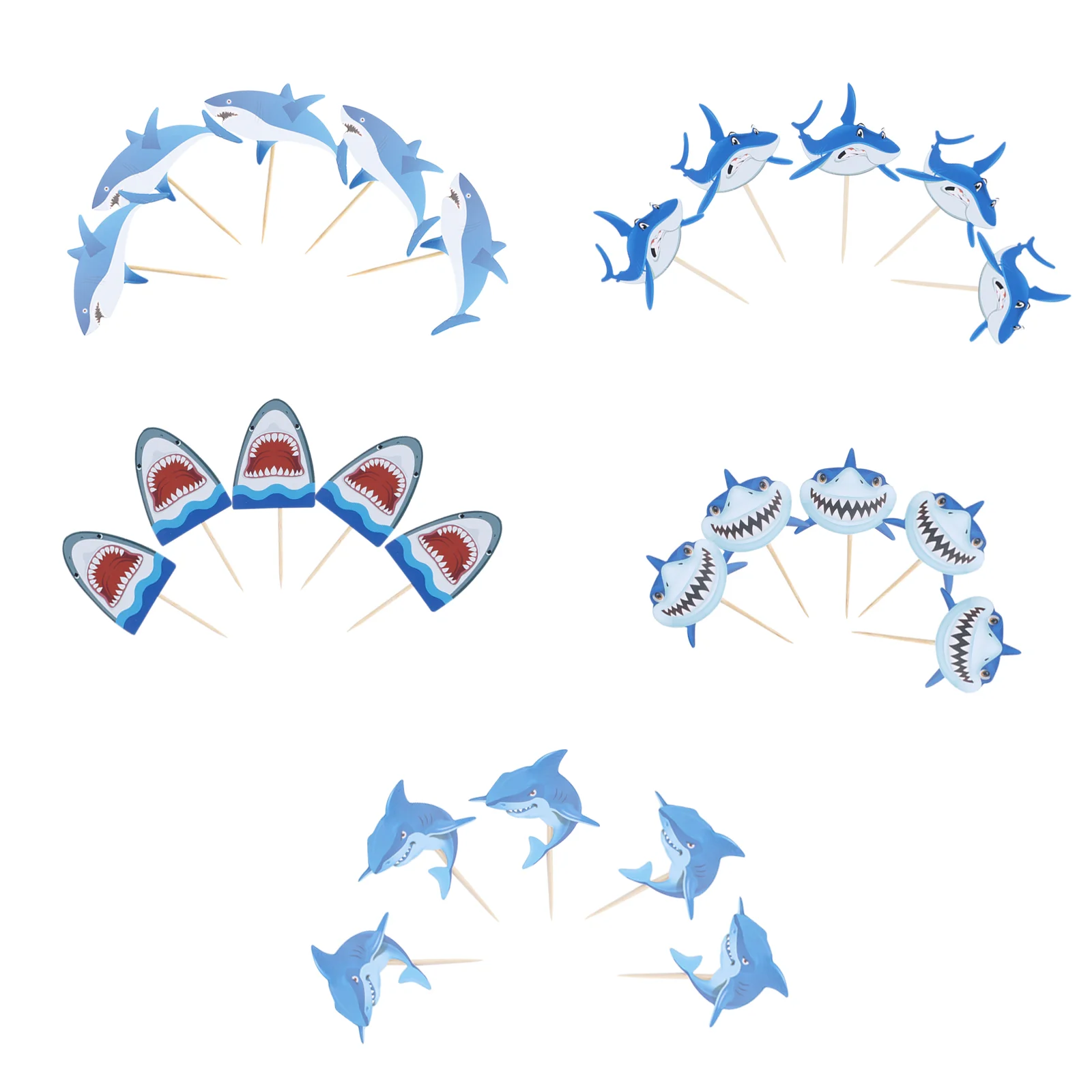 

Birthday Decorations Dessert Topper Birthday Cupcake Topper Ocean Animals Cake Decor Birthday Cake Decorations Aniaml Cake Picks