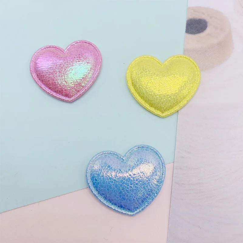 Красочные сердечные аппликации для одежды шляп своими руками швейные патчи