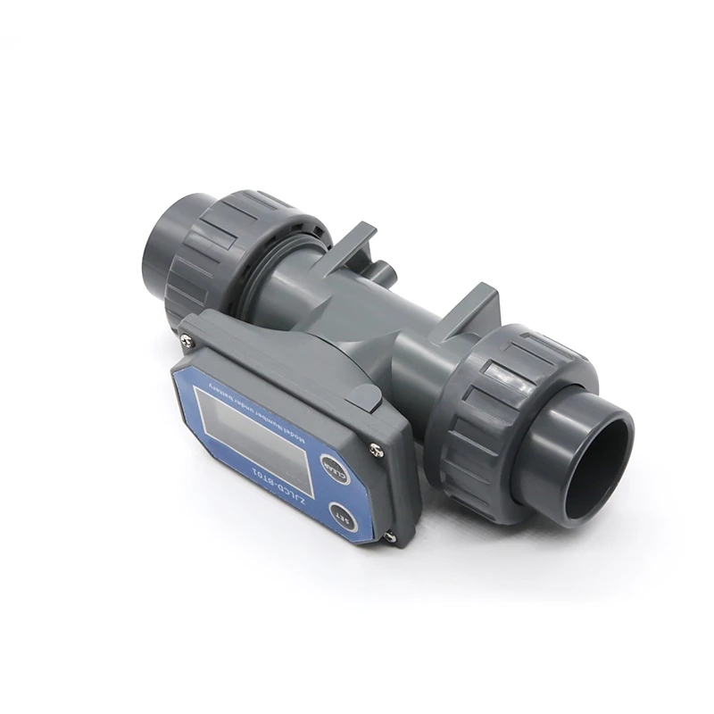 Электронный расходомер для жидкости с цифровым ЖК-дисплеем