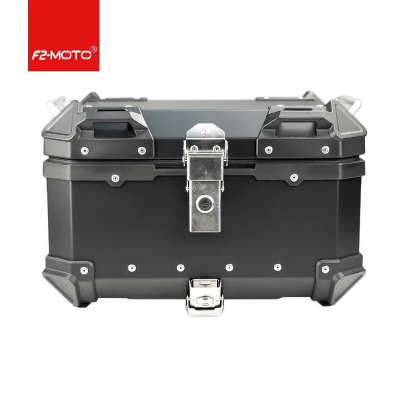 Фото Лидер продаж на заводе 35 л серебряные F2-MOTO мото алюминиевые верхние коробки мотоциклетная хвостовая коробка маленькая №2