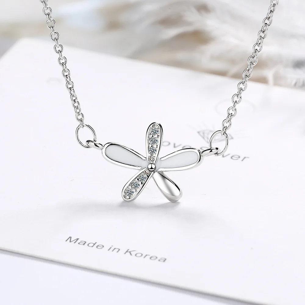 

Little Daisy Necklace For Women Flower Pendant Fashion Chain Luxury Quality Jewelry Wholesale free shipping Accessories