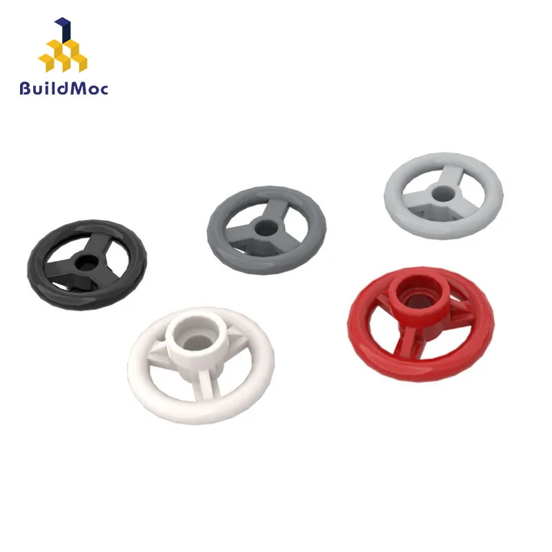 10pcs MOC Brick Parts 30663 16091 Steering Wheel Small 2 x Compatible Building Block Particle DIY Assmble Kid Puzzle Toy Gift - купить по