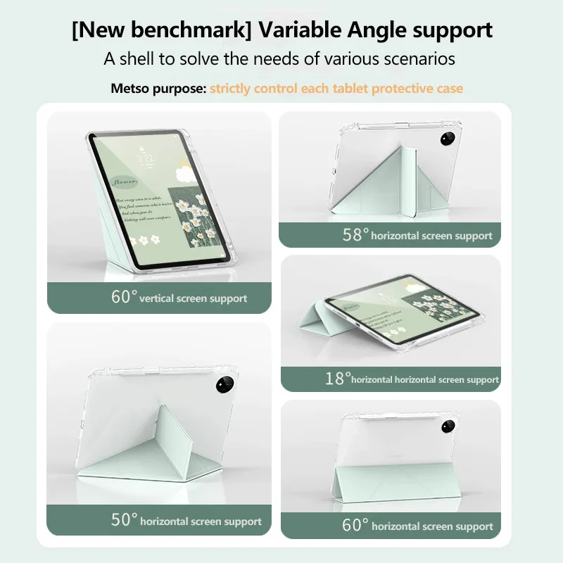 Прозрачный акриловый чехол для Xiaomi Redmi Pad SE 8 7 4G 11 7Pro 2 2024 6 5 Pro Y откидная крышка со