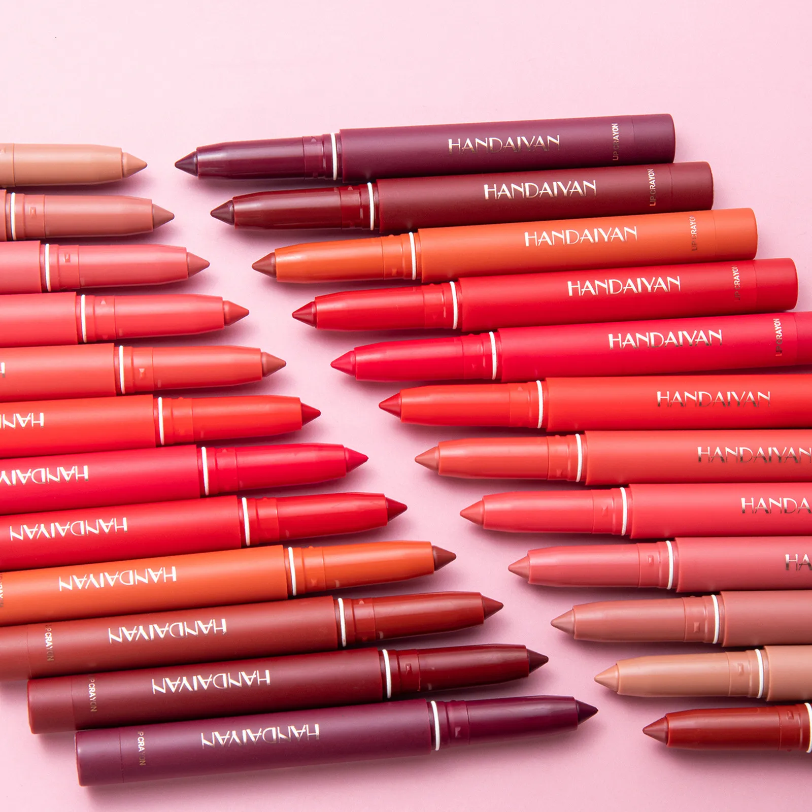 

HEALLOR Dual-use Matte Lipstick Pen Lip Liner Lipstick Is Not Easy To Fade Non-stick Cup Long-lasting Lip Makeup Cosmetics