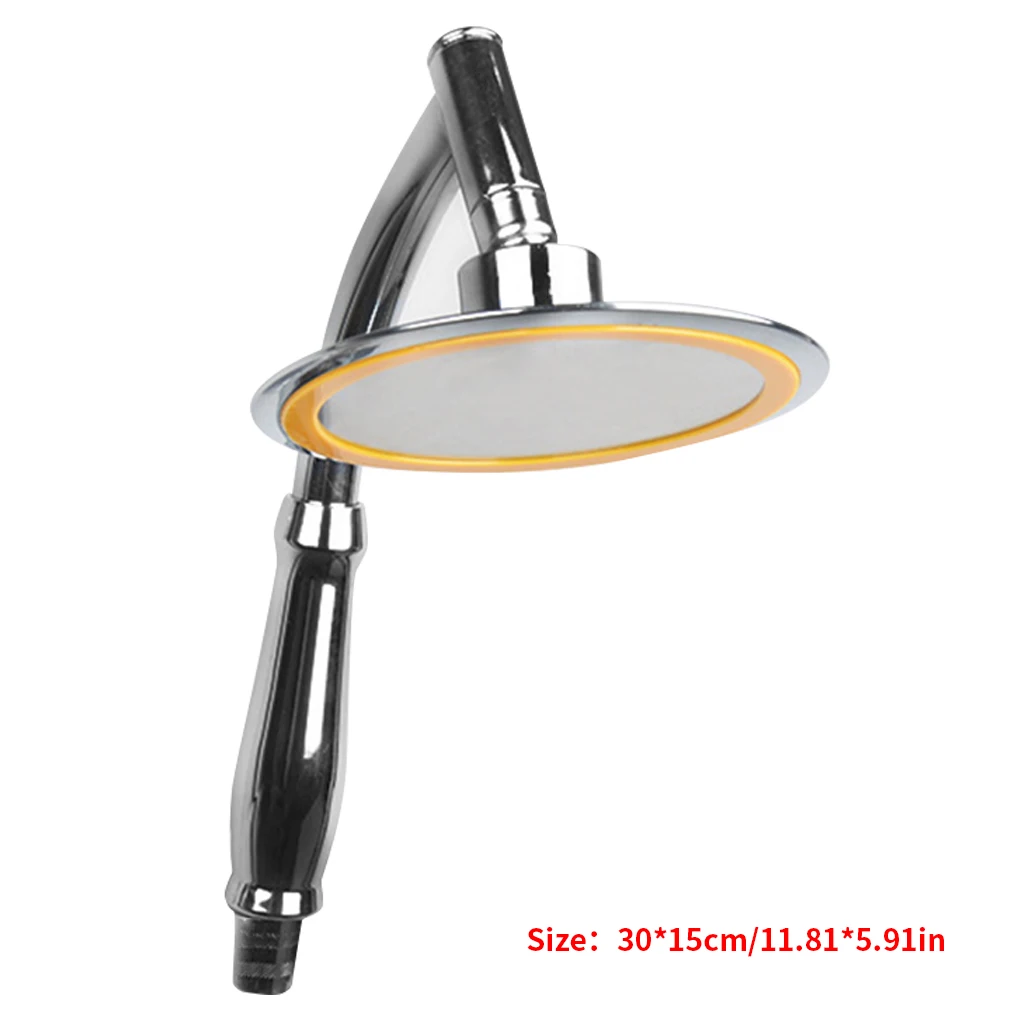 

6 Inch Rainfall Shower Head Bathroom Accessories Water Saving Bath SPA Top Sprayer Nozzle High Pressure Showerhead Detachable