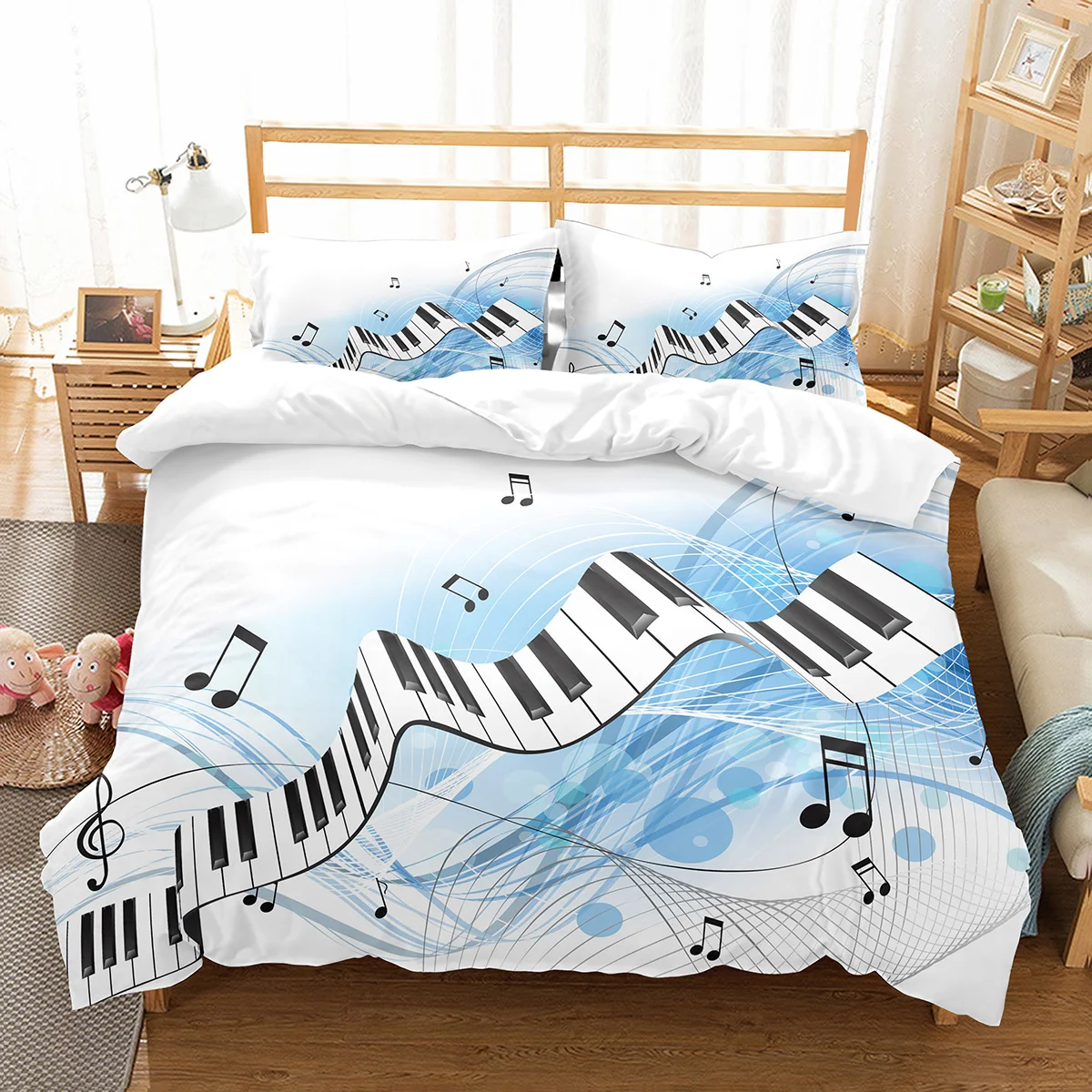 

Комплект постельного белья из микрофибры, 2/3 предмета