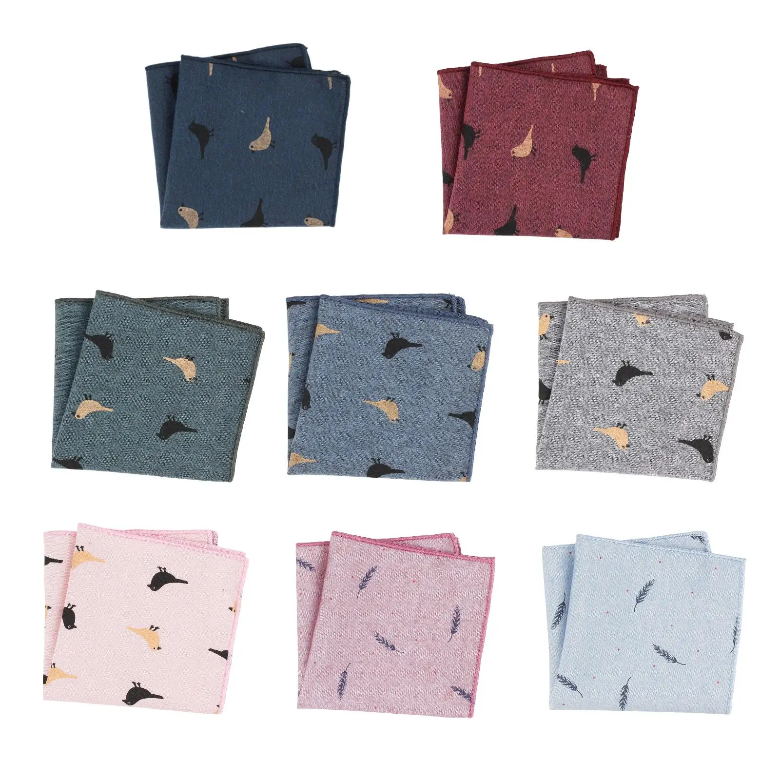 

Men Handkerchiefs Pocket Soft Hanky Square Hankies for Adult Wedding Suit