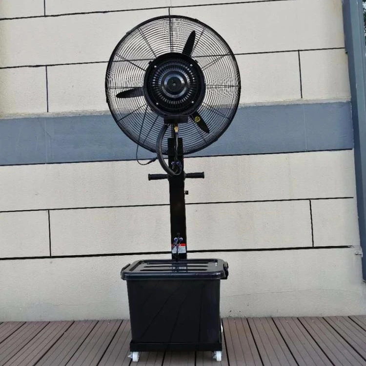 

26 Inch Indoor Outdoor Industrial Cool Water Mist Spray Fan With Remote Control