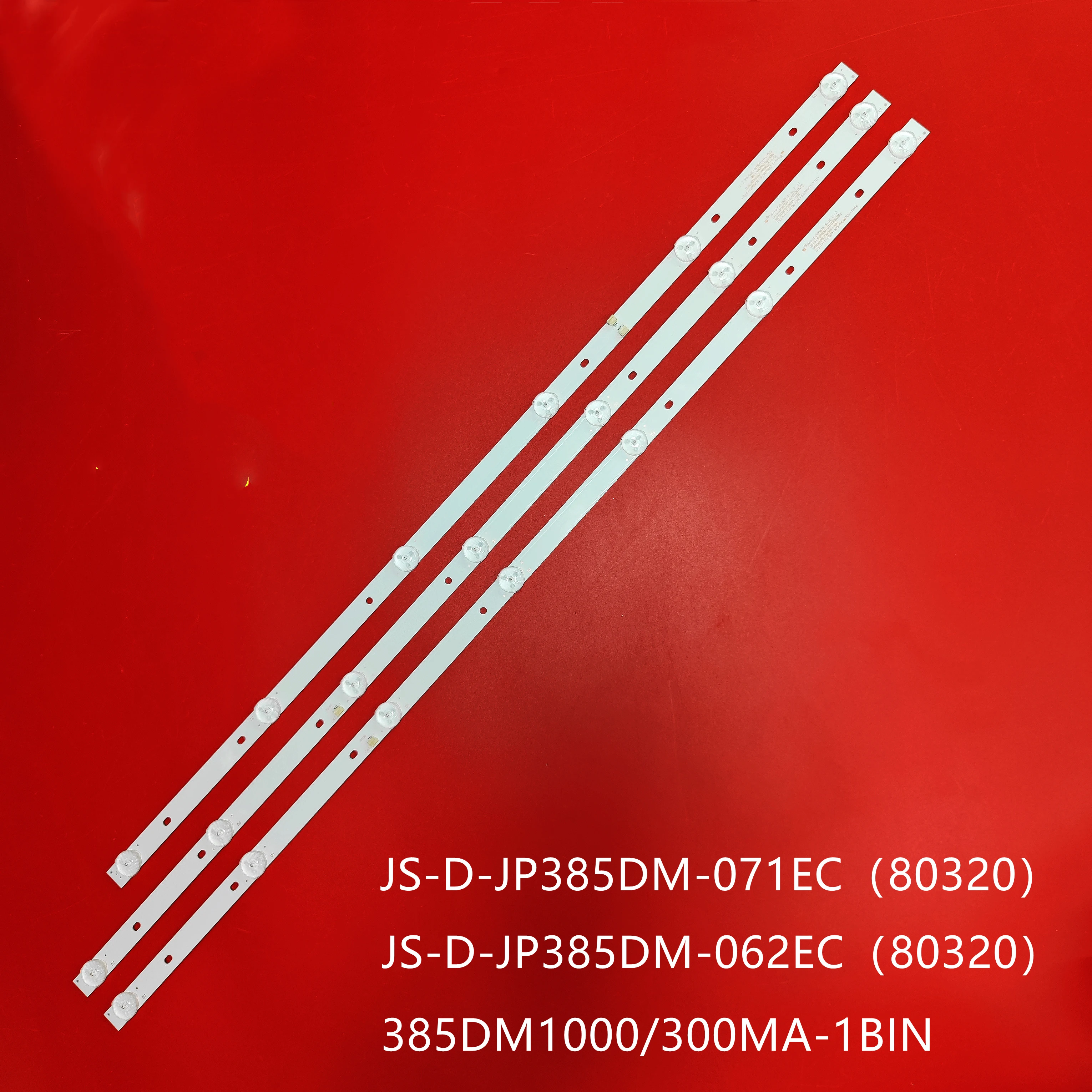 Kit 3pcs LED bar For IP-LE411061 JS-D-JP385DM-062EC JS-D-JP385DM-071EC 38DM1000 6V