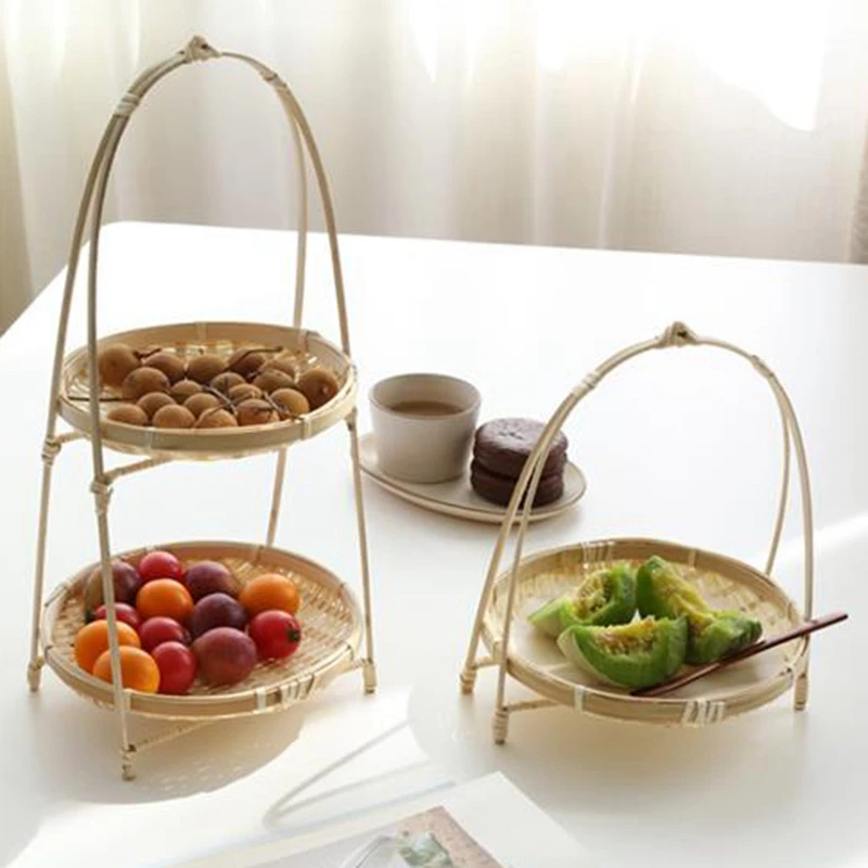 Горячая Распродажа настенные бамбуковые плетеные соломенные корзины для