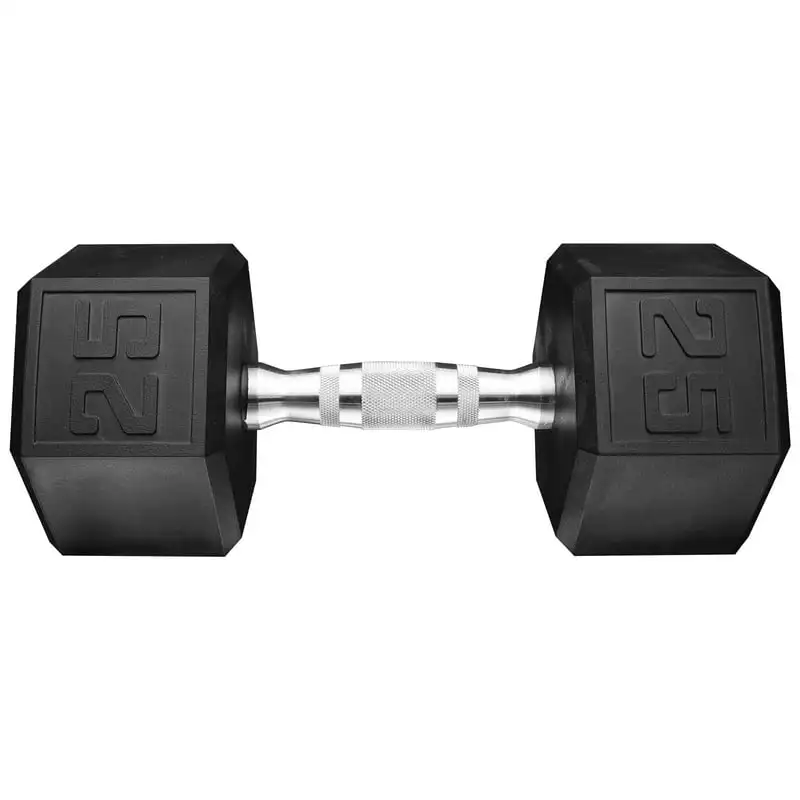 

Rubber Hex Dumbbell Single Weight Black Barbell pad Lb dumbbells Weighted Cornhole Gym sets Gym barbell pad Gym equipment lbs